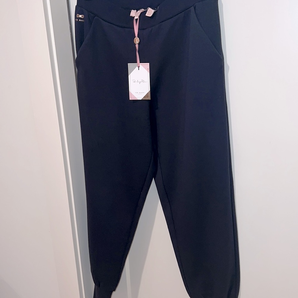 TED BAKER brand new with tags “athleisure” navy colored pants